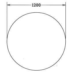 Ronde vergadertafel Teezz 120cm